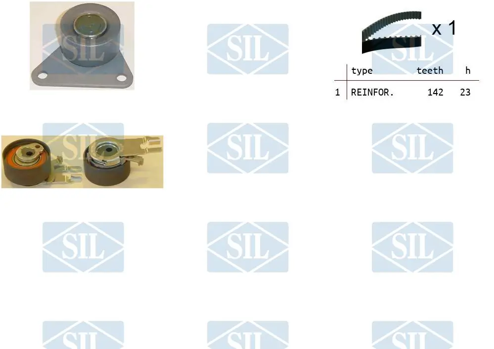 Saleri SIL Fogasszíjkészlet - TK1364 - TothCarparts