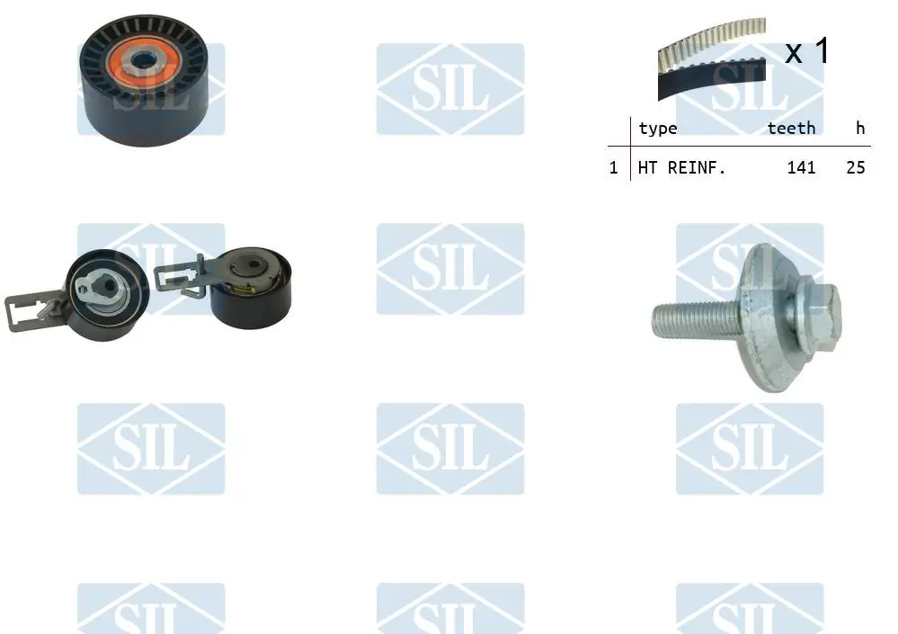 Saleri SIL Fogasszíjkészlet - TK1369 - TothCarparts