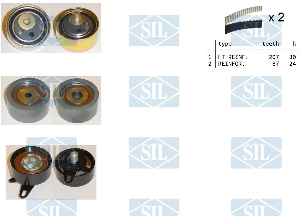 Saleri SIL Fogasszíjkészlet - TK1383 - TothCarparts
