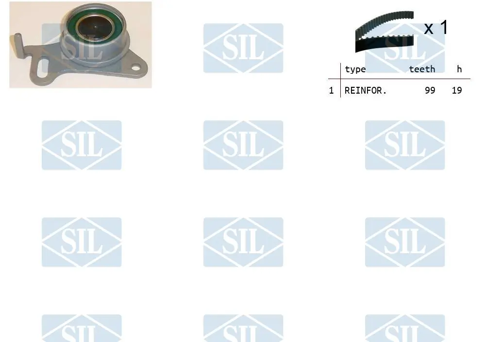 Saleri SIL Fogasszíjkészlet - TK1451 - TothCarparts