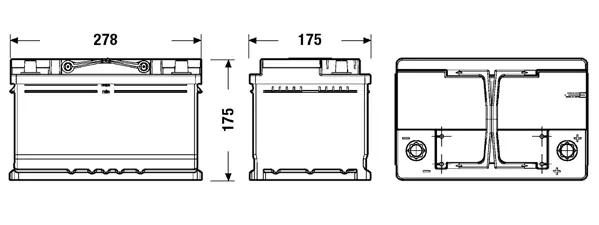 TUDOR Indító akkumulátor - TL652 - TothCarparts