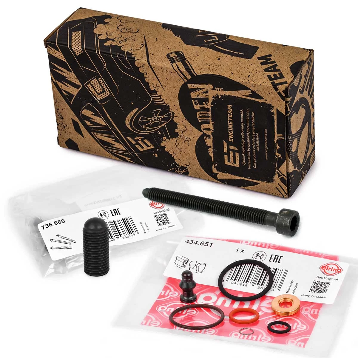 ET ENGINETEAM Tömítéskészlet, befecskendező fúvóka - TM0004VR1 - TothCarparts