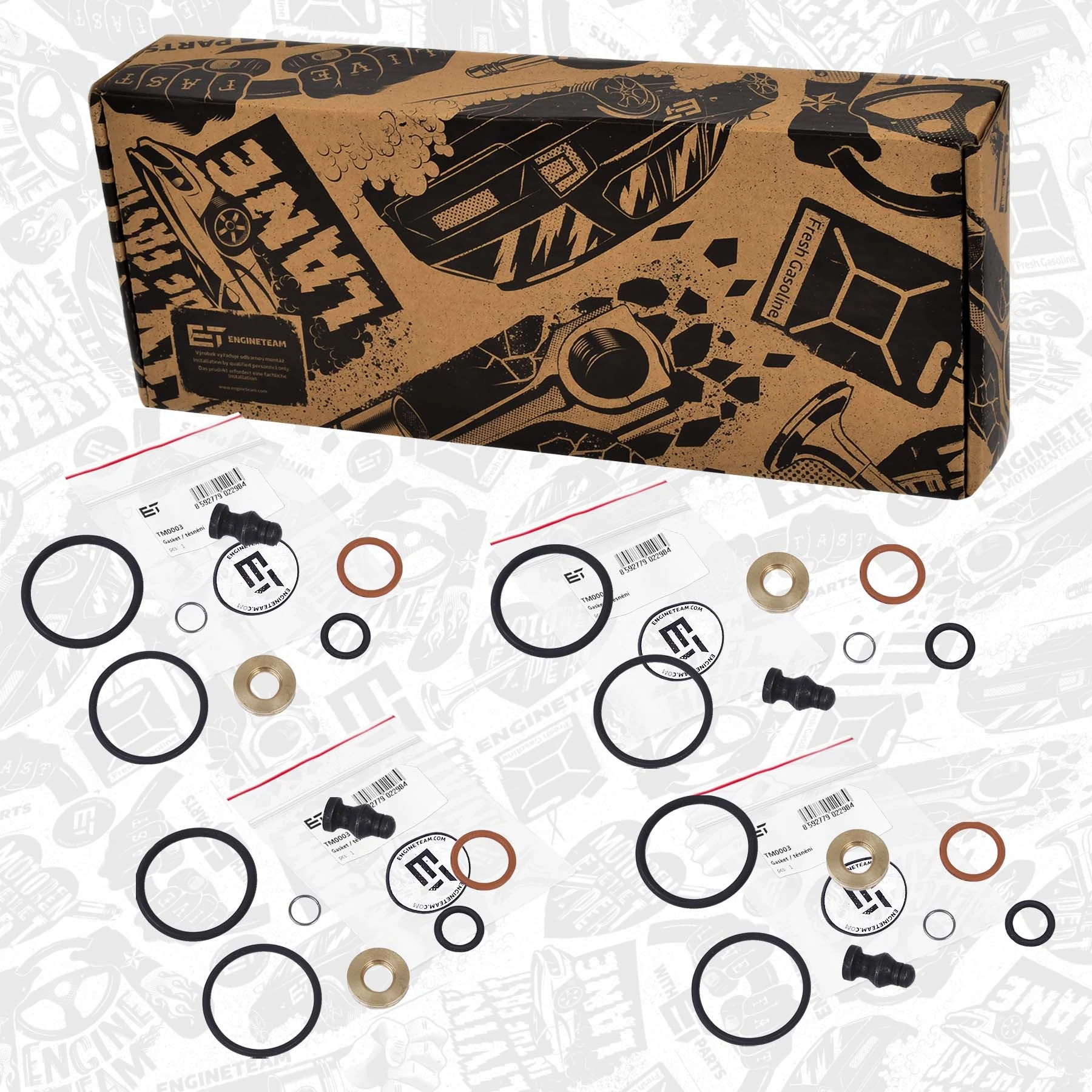 ET ENGINETEAM Tömítéskészlet, befecskendező fúvóka - TM0028 - TothCarparts