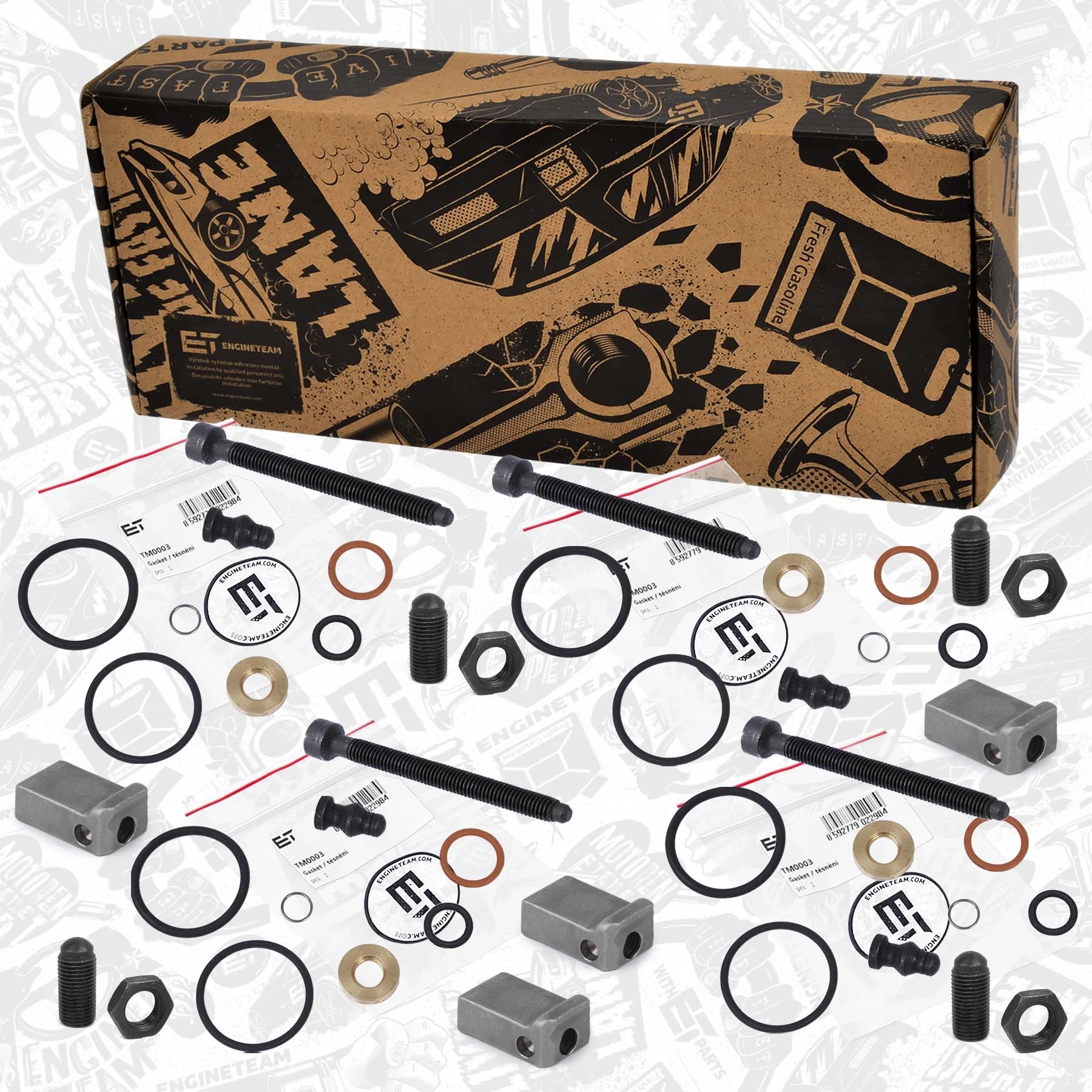 ET ENGINETEAM Tömítéskészlet, befecskendező fúvóka - TM0028VR2 - TothCarparts