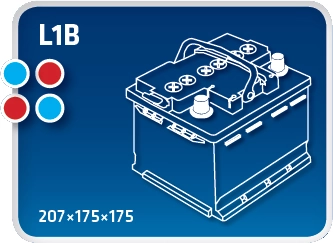 IPSA Indító akkumulátor - TM50P - TothCarparts