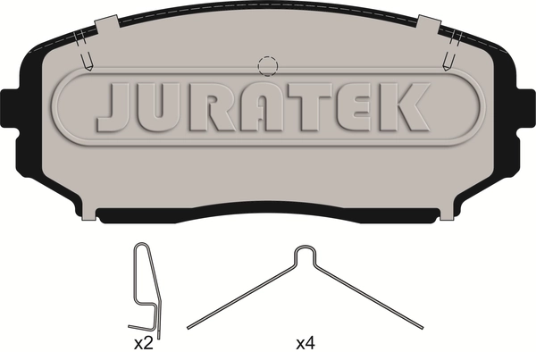JURATEK fékbetétkészlet, tárcsafék - JCP8572 - TothCarparts