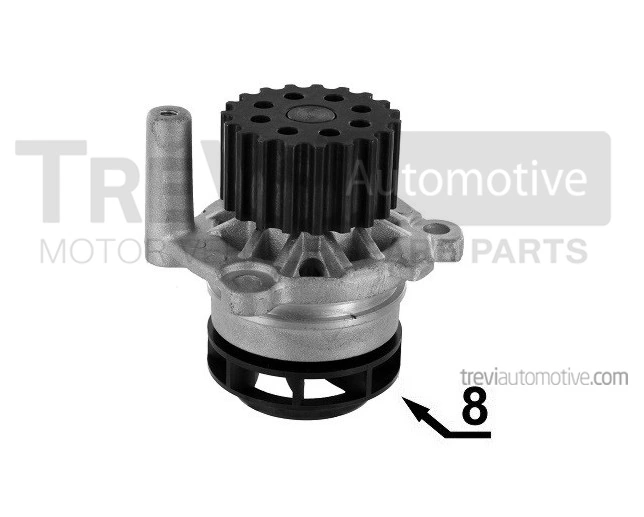 TREVI AUTOMOTIVE Vízszivattyú, motorhűtés - TP1237 - TothCarparts