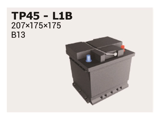 IPSA Indító akkumulátor - TP45 - TothCarparts
