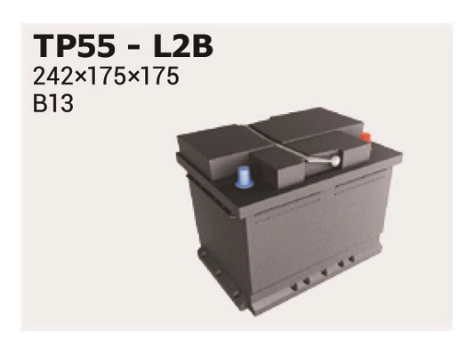 IPSA Indító akkumulátor - TP55 - TothCarparts