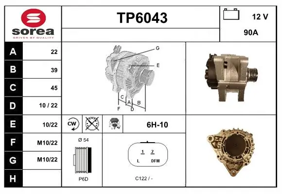 SERA generátor - TP6043 - TothCarparts