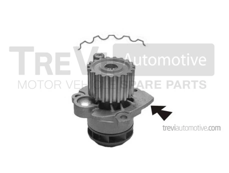 TREVI AUTOMOTIVE Vízszivattyú, motorhűtés - TP979 - TothCarparts