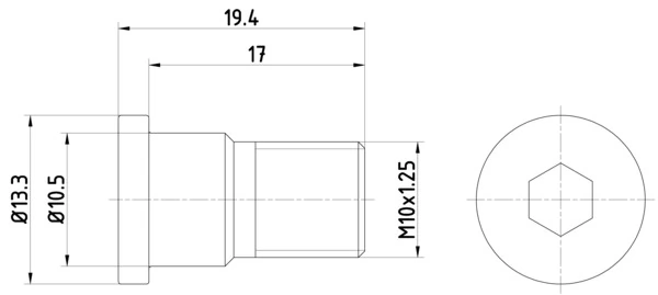 PAGID csavar, féktárcsa - TPM0007 - TothCarparts