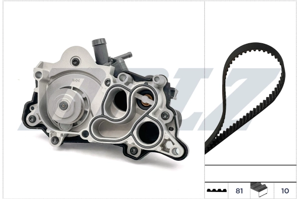 WILMINK GROUP Vízpumpa + fogasszíj készlet - WG2602011 - TothCarparts