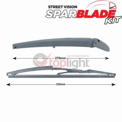 AE TOPLIGHT Törlőkarkészlet, szélvédő tisztítás - TRA-A414 - TothCarparts