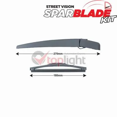 AE TOPLIGHT Törlőkarkészlet, szélvédő tisztítás - TRA-C844 - TothCarparts