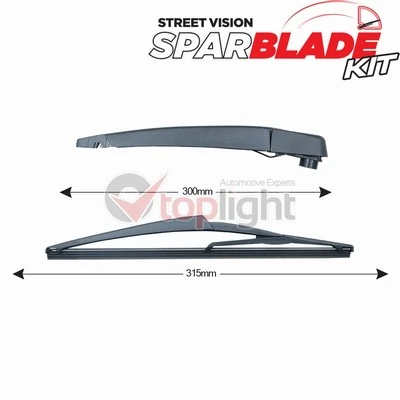 AE TOPLIGHT Törlőkarkészlet, szélvédő tisztítás - TRA-F2S1 - TothCarparts
