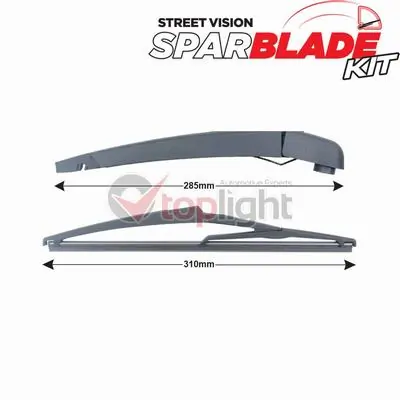 AE TOPLIGHT Törlőkarkészlet, szélvédő tisztítás - TRA-F4C1 - TothCarparts