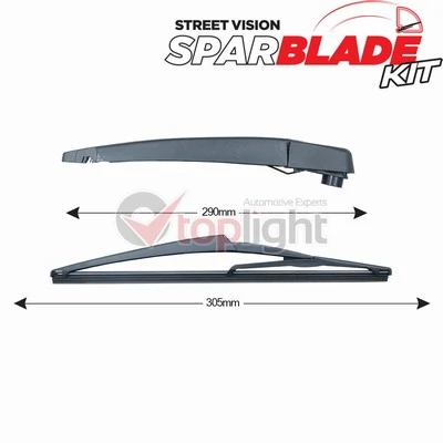 AE TOPLIGHT Törlőkarkészlet, szélvédő tisztítás - TRA-P151 - TothCarparts