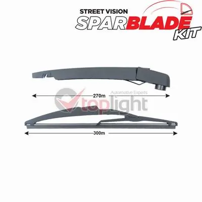 AE TOPLIGHT Törlőkarkészlet, szélvédő tisztítás - TRA-R2C1 - TothCarparts