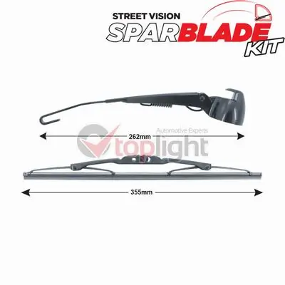 AE TOPLIGHT Törlőkarkészlet, szélvédő tisztítás - TRA-V2P5 - TothCarparts