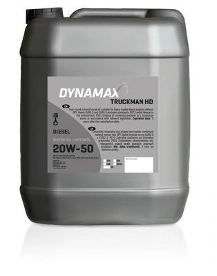 DYNAMAX motorolaj - TRUCKMAN HD 20W-50 - TothCarparts