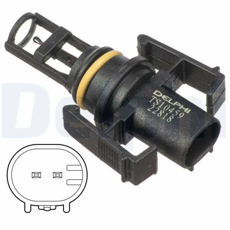 DELPHI érzékelő, beszívott levegő hőmérséklet - TS10459 - TothCarparts