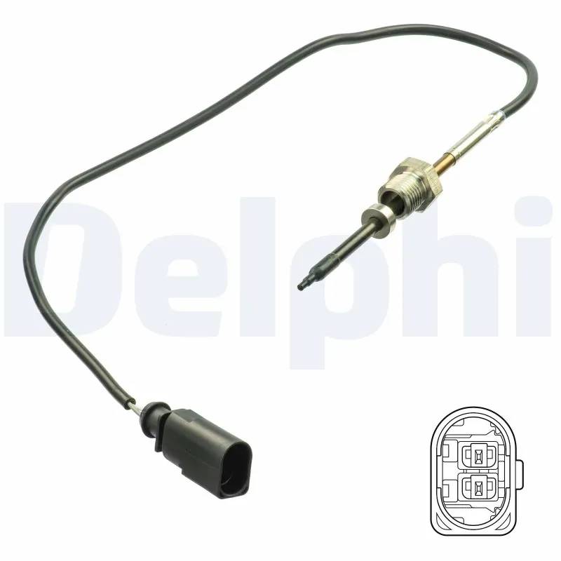 DELPHI Érzékelő, kipufogógáz-hőmérséklet - TS30165 - TothCarparts