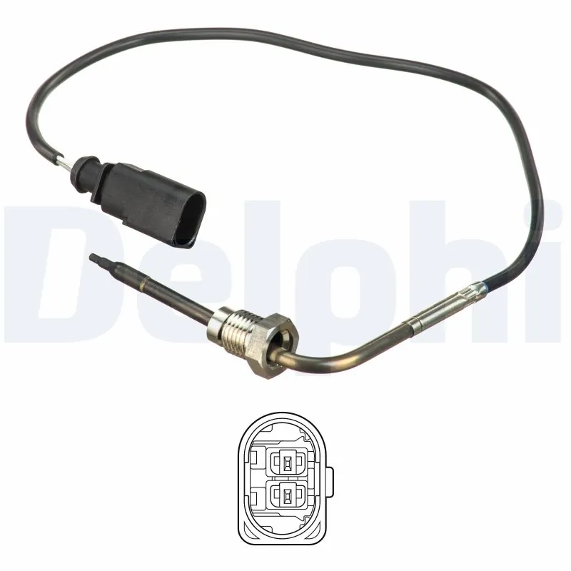 DELPHI Érzékelő, kipufogógáz-hőmérséklet - TS30178 - TothCarparts