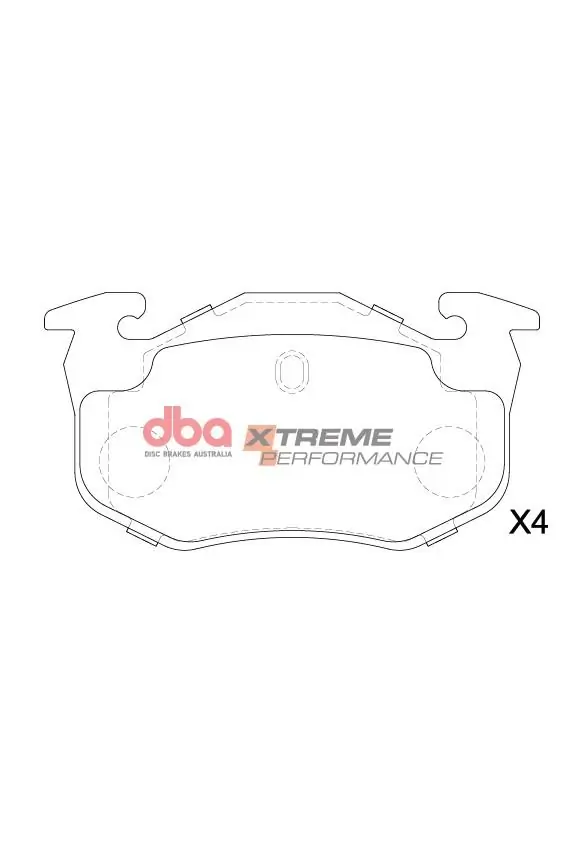 DBA Australia fékbetétkészlet, tárcsafék - DB1301XP - TothCarparts