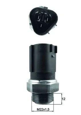 MAHLE hőkapcsoló, hűtőventilátor - TSW 65 - TothCarparts