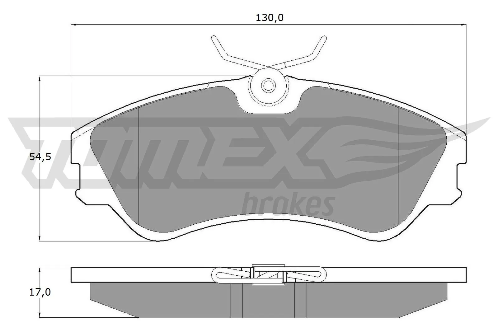 TOMEX Brakes fékbetétkészlet, tárcsafék - TX 10-651 - TothCarparts
