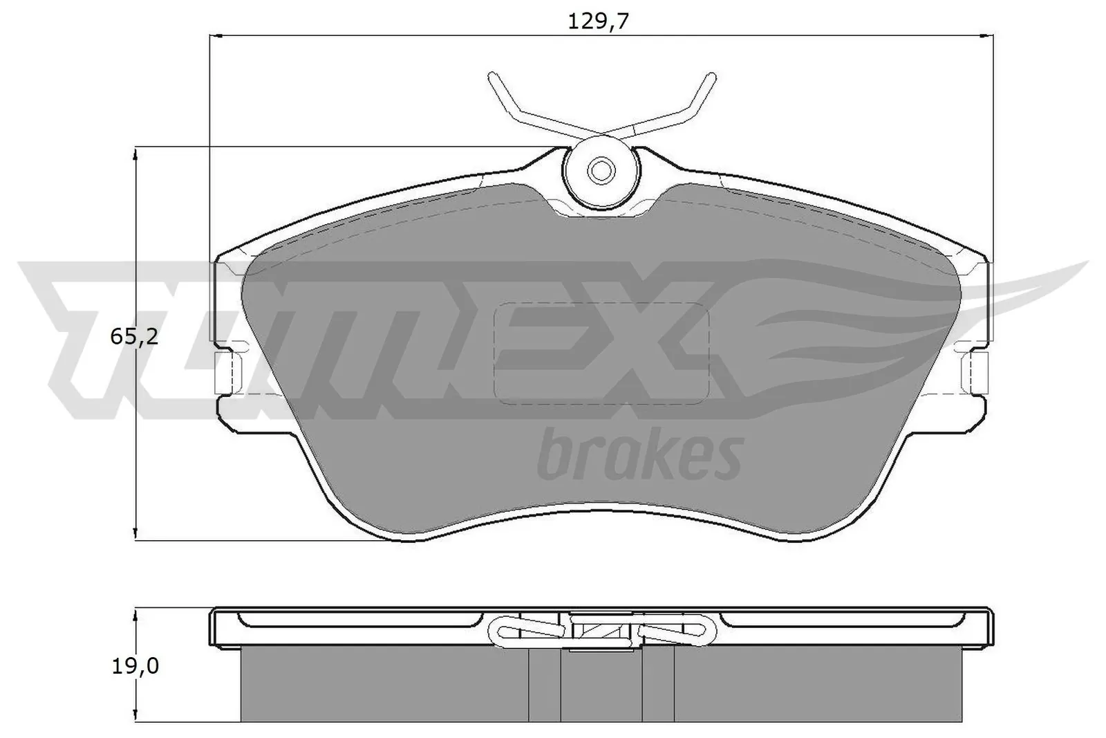 TOMEX Brakes fékbetétkészlet, tárcsafék - TX 11-82 - TothCarparts