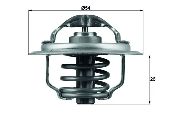 MAHLE termosztát, hűtőfolyadék - TX 111 87D - TothCarparts