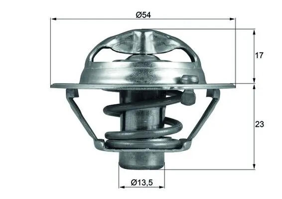 MAHLE termosztát, hűtőfolyadék - TX 118 82D - TothCarparts