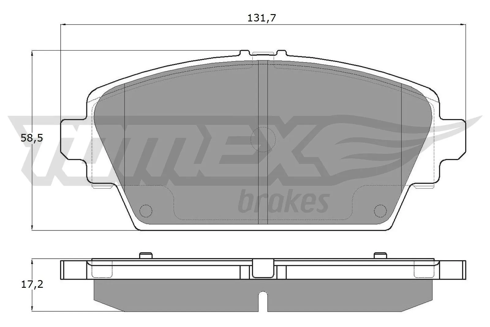 TOMEX Brakes fékbetétkészlet, tárcsafék - TX 12-94 - TothCarparts