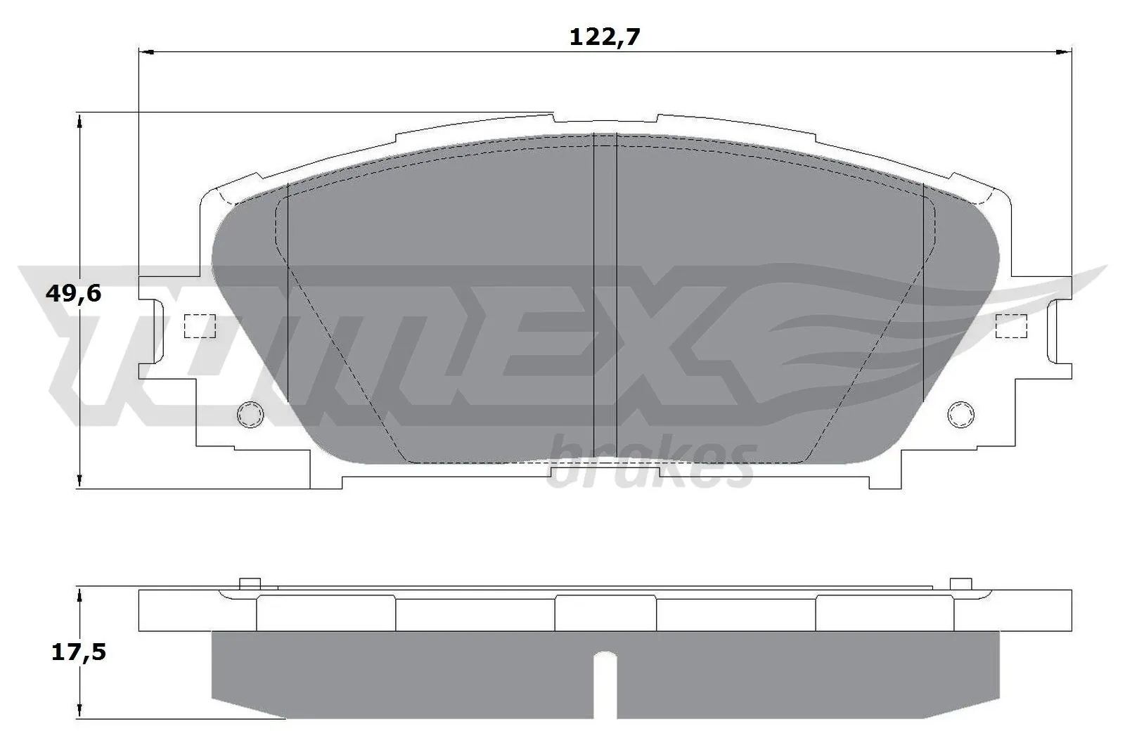 TOMEX Brakes fékbetétkészlet, tárcsafék - TX 16-09 - TothCarparts
