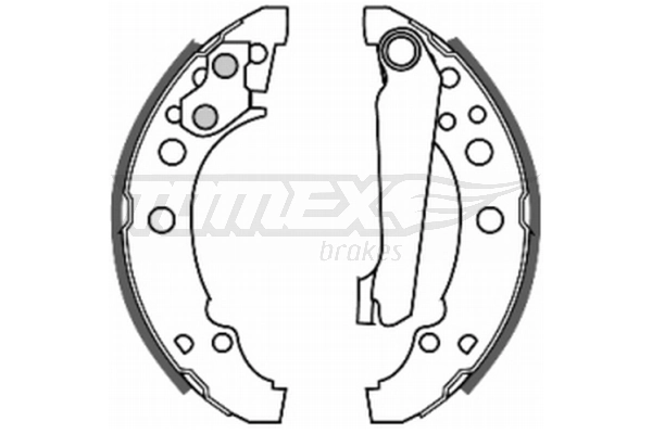TOMEX Brakes fékpofakészlet - TX 20-23 - TothCarparts