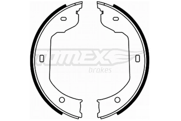 TOMEX Brakes fékpofakészlet - TX 21-90 - TothCarparts