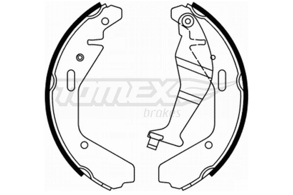 TOMEX Brakes fékpofakészlet - TX 21-94 - TothCarparts