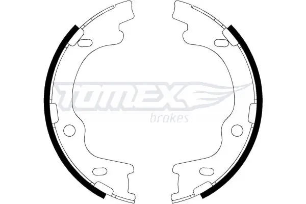 TOMEX Brakes fékpofakészlet - TX 22-20 - TothCarparts