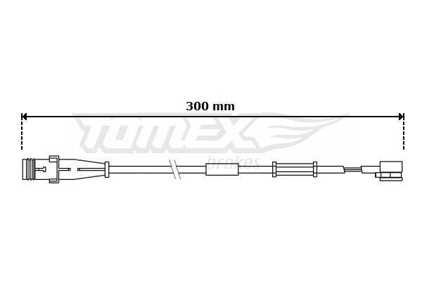 TOMEX Brakes figyelmezető kontaktus, fékbetétkopás - TX 30-70 - TothCarparts