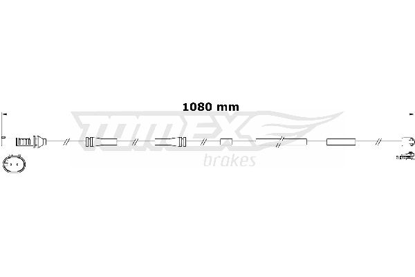 TOMEX Brakes figyelmezető kontaktus, fékbetétkopás - TX 31-18 - TothCarparts