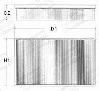 CHAMPION légszűrő - U567/606 - TothCarparts