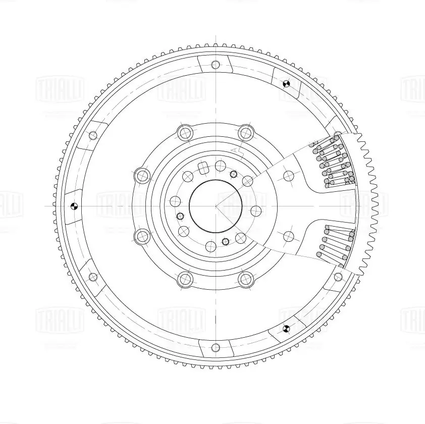 TRIALLI Lendkerék - FW 1018 - TothCarparts