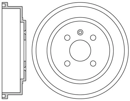 MOTAQUIP fékdob - VBD22 - TothCarparts