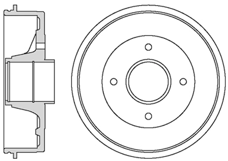 MOTAQUIP fékdob - VBD3 - TothCarparts