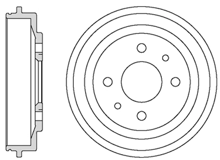 MOTAQUIP fékdob - VBD602 - TothCarparts