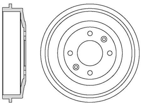 MOTAQUIP fékdob - VBD631 - TothCarparts