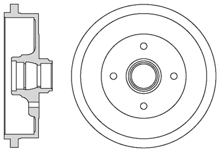 MOTAQUIP fékdob - VBD648 - TothCarparts