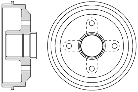 MOTAQUIP fékdob - VBD661 - TothCarparts